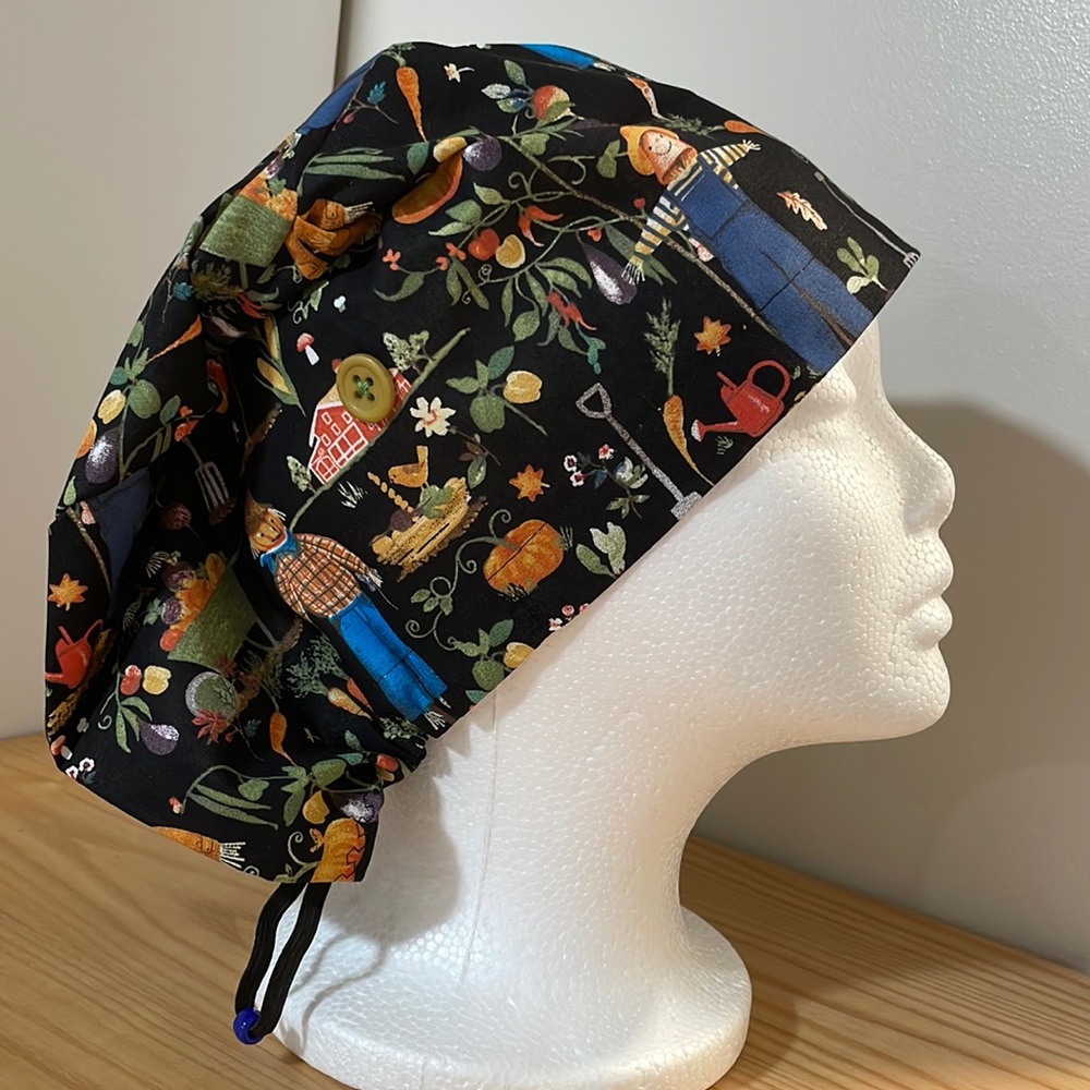 COPY - Fall/Scarecrow/Pumpkin Women’s Euro Scrub Cap